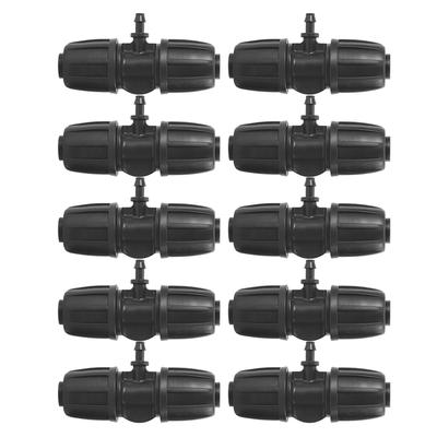 10 ks 16mm na 4/7 Zahradní zámek trnitá T-spojka pro PE hadici Zahradní zavlažování