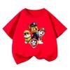 High-Quality Boys' Autumn Cartoon Print Short-Sleeve Round Neck Shirt