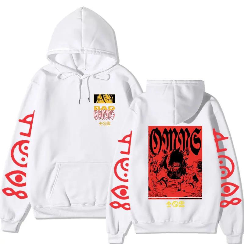 Bad Omen Tour Oversized Cotton Fleece Hoodie Men Women's Stylish New Gothic Harajuku Sweatshirt Streetwear Long Sleeve Tops