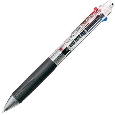 PENTEL Ballpoint Vicuna Clear 4-Color Pen, BXC47T, 0.7