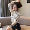 Chiffon Shirt Blouse Design Sense Niche French Blouse Western Style Long-sleeved Temperament Small Shirt Spring, Summer and Autumn