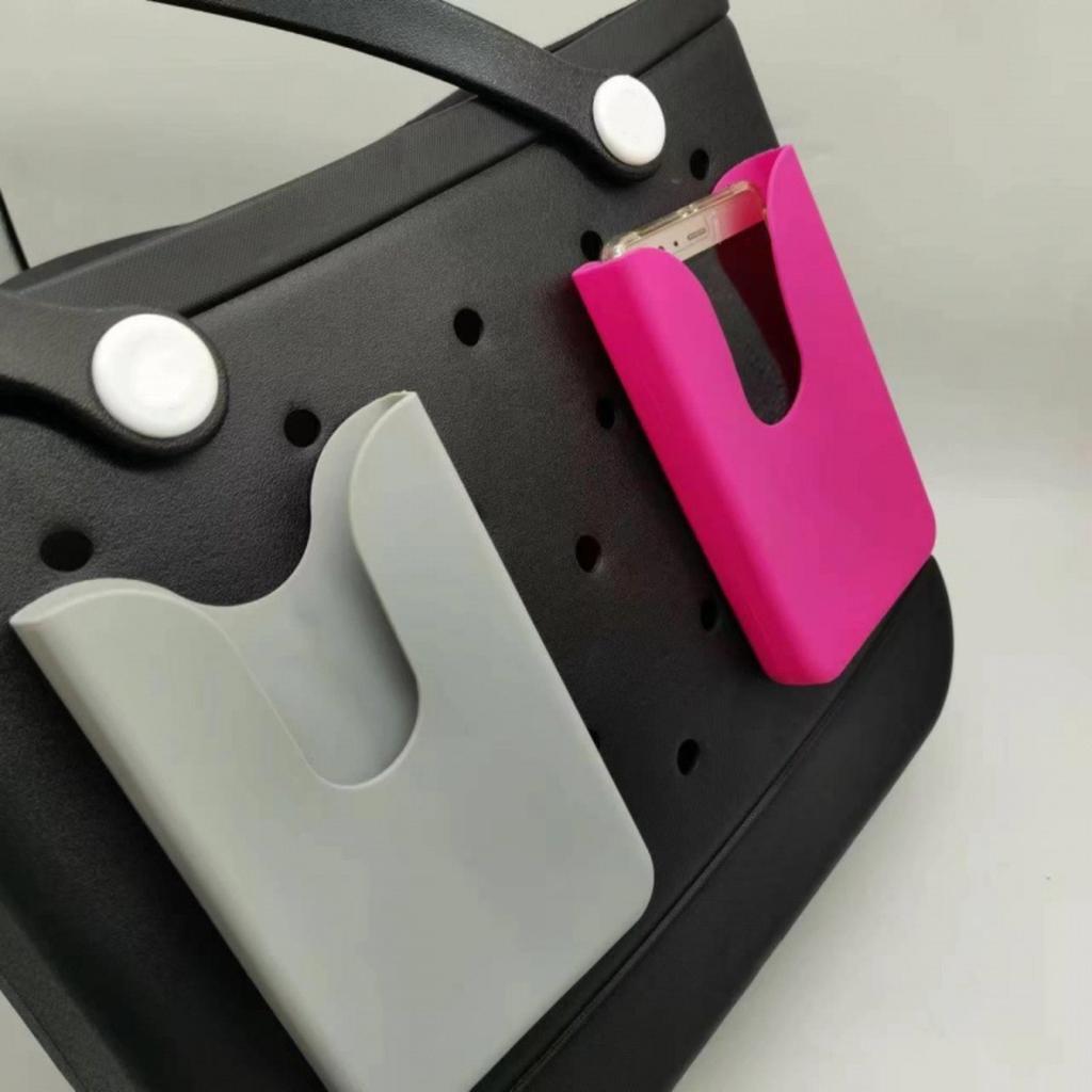 Silicone Phone Holder Compatible Phone Case Attachment, Beach Tote Bag Accessory Similar Beach Bags