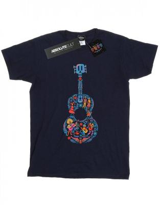Womens/Ladies Coco Guitar Pattern Cotton Boyfriend T-Shirt