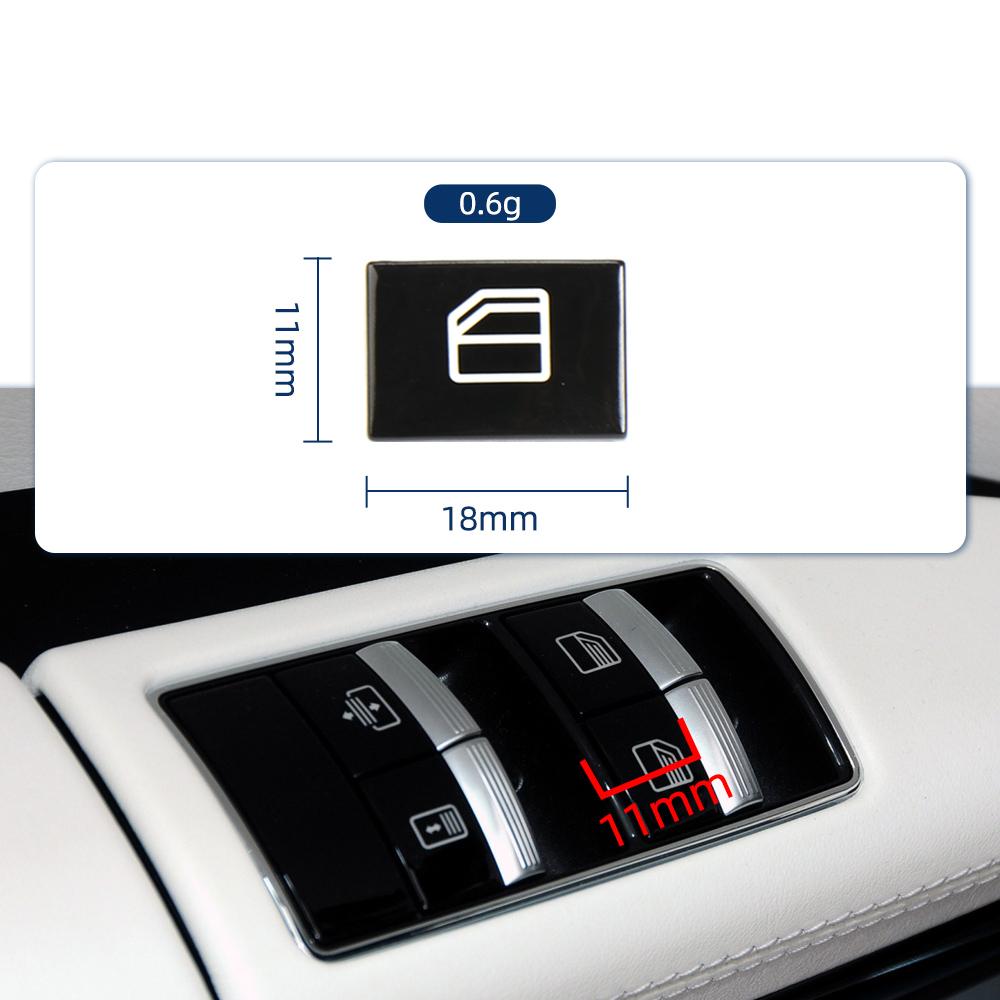 Car interior Window Glass Lifter Button Switch Cover For Mercedes Benz S class W221 Automotive Electric Glass Lift Switch Button