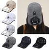 Sunshade Adjustable Baseball Hat with Fan Breathable Sports Hat for Kids Breathable Adjustable Baseball Hat