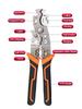 28-in-1 Multifunctional Wire Crimper Plier Cable Cutter Adjustable Automatic Electrical Wire Stripping Pliers Terminal Hand Tool
