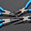 7 inch Snap Ring Pliers Set Heavy Duty Internal/External Circlip Pliers Kit Straight Bent Jaw for Ring Remover Retaining