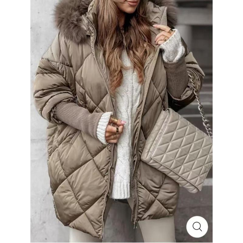 2024 Women's Popular Winter Hooded Cardigan Coat - European & American Style
