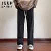 JEEP SPIRIT Men's Autumn/Winter Straight-Leg Casual Track Pants