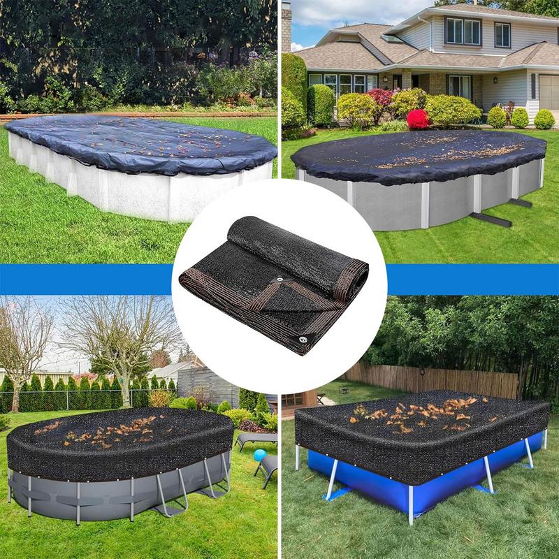 Oval Leaves Net Ground Pool Debris Net Swimming Pool Net Leaves Net for Oval In-Ground Pool Net Cover Oval Pool Net Cover