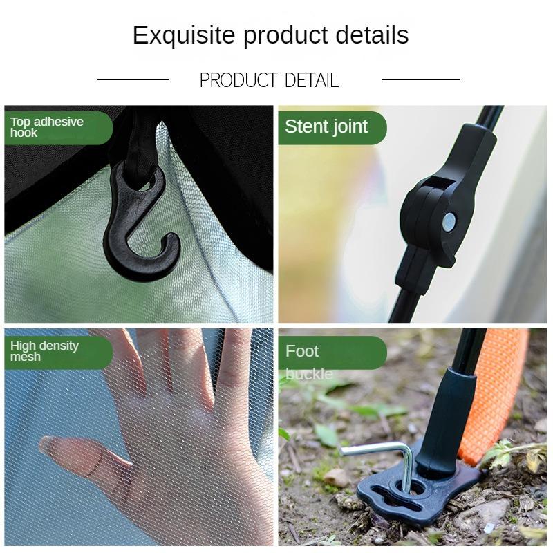 W pełni automatyczny namiot zewnętrzny dla 3-4 osób, odporny na słońce i deszcz sprzęt kempingowy, przenośny i bez konstrukcji