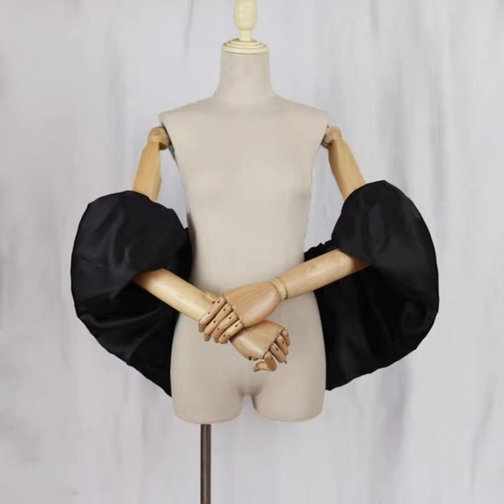 Ruffles Hand Sleeves 110cm Arm Warmer DIY Prom Dress Gloves  Dress Accessories