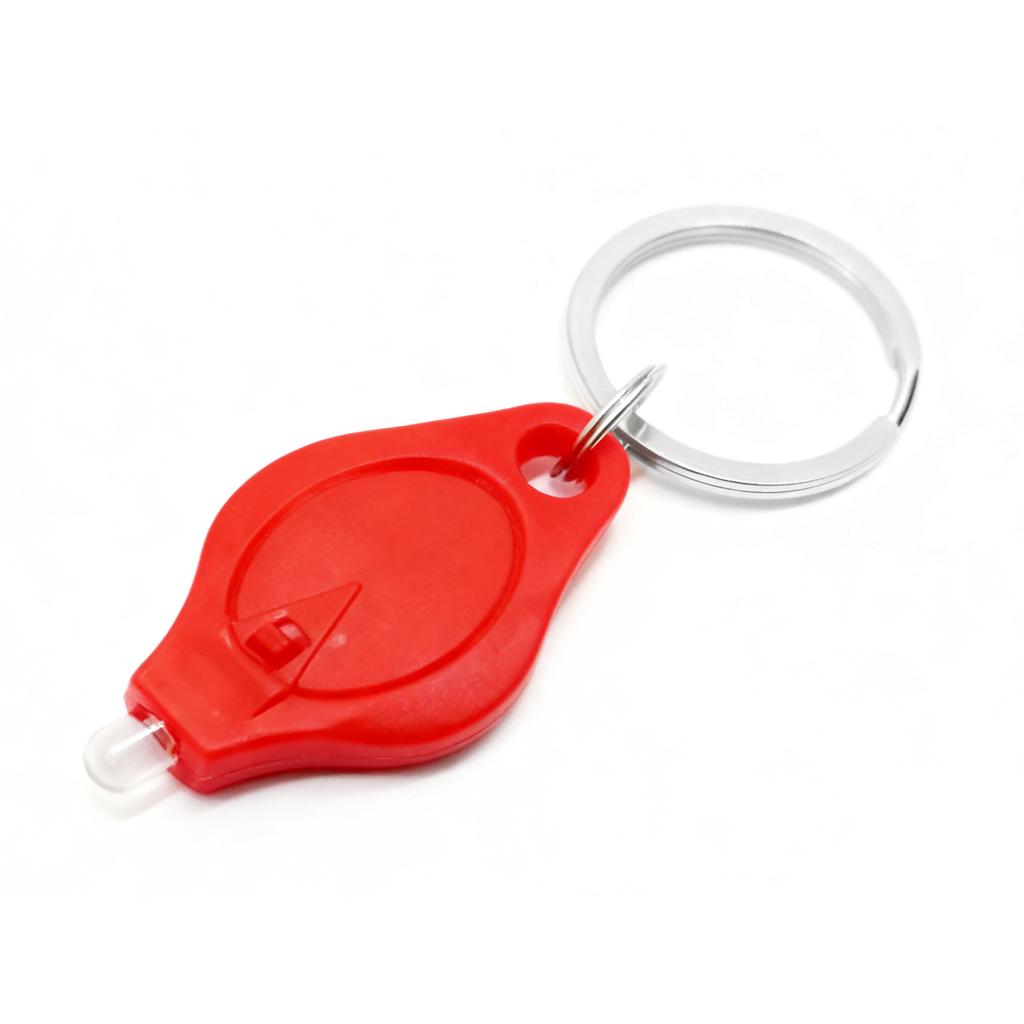 Schlüsselanhänger-Taschenlampe Ultra Mini Schlüsselring-Licht Rautenform für UV-Härtung Lila Licht