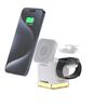 Foldable 4-in-1 Magnetic Wireless Charger for Phone, Watch, Earphones, and Stand