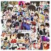 50pcs Bungo Stray Dogs Reusable Wall Stickers Personalized Decoration