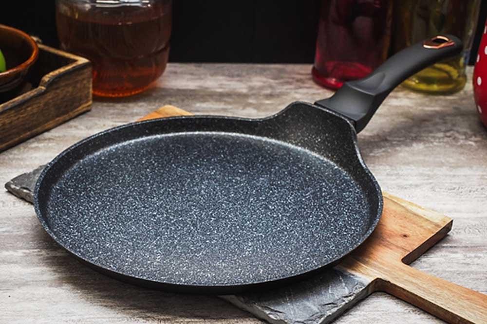Granite Pancake Pan 28cm BERLINGER HAUS BH-6181 Black Rose