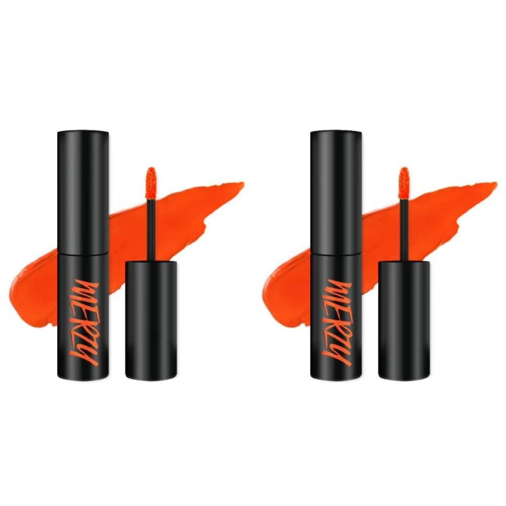 MERZY The First Velvet Tint Стойкий V3 Кассис Оранжевый X2