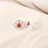 Natural Carnelian Gemstone 925 Sterling Silver Handcrafted Partywear Studs 0.5" EE-157-20