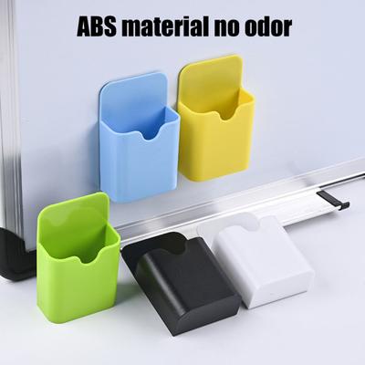 1 Pair Refrigerator Magnetic Marker Holder Storage Box Smooth Edge Burr Free Widely Used Easy To Install Pen Pencil Storage Organizer