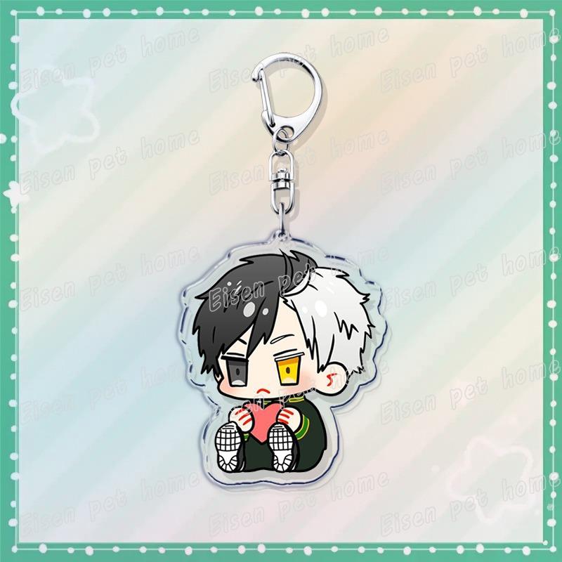 

Cartoon Anime Chibi Keychain Llavero Accessories Bag Haruka Sakura Keychains Manga Women s Keyrings Jewelry Fans Gift