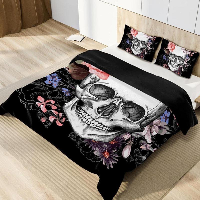 Bedding Three-Piece Digital Printing Home Textile Quilt Cover Bed Sheet