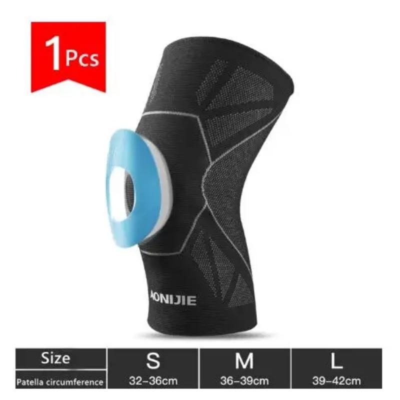 

One Piece Protective Knee Brace Support Compression Sleeve Knee Pad Wrap Volleyball Kneepad For Arthritis Running L