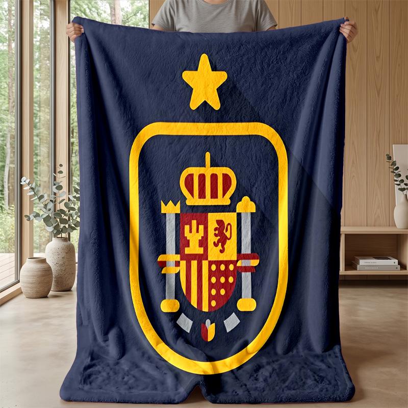 Spain national football team Theme blanket Soft Flannel Fleece Blanket Warm Lightweight Throw Blanket for Home Sofa Bed