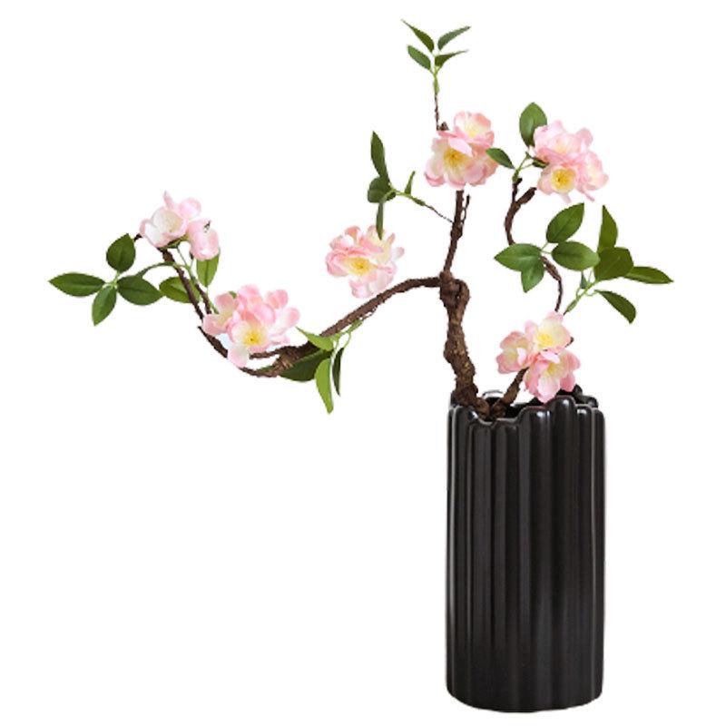 Artificial Plum Blossom Branch Decor: Wax Plum, Peach Bloom for Living Room - Chinese Flower Ornament