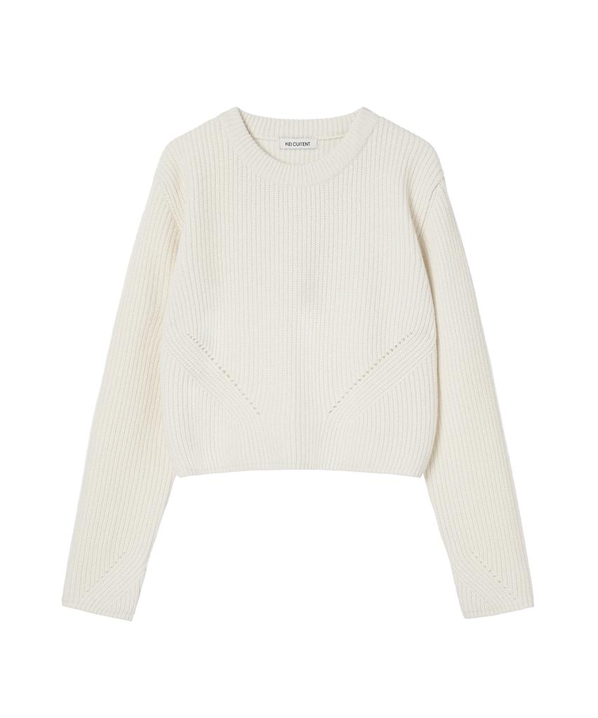 KEI CURRENT Fisherman Sweater_Ivory