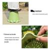 Elevated Breathable Plastic Flower Pot with Lotus Leaf Edge