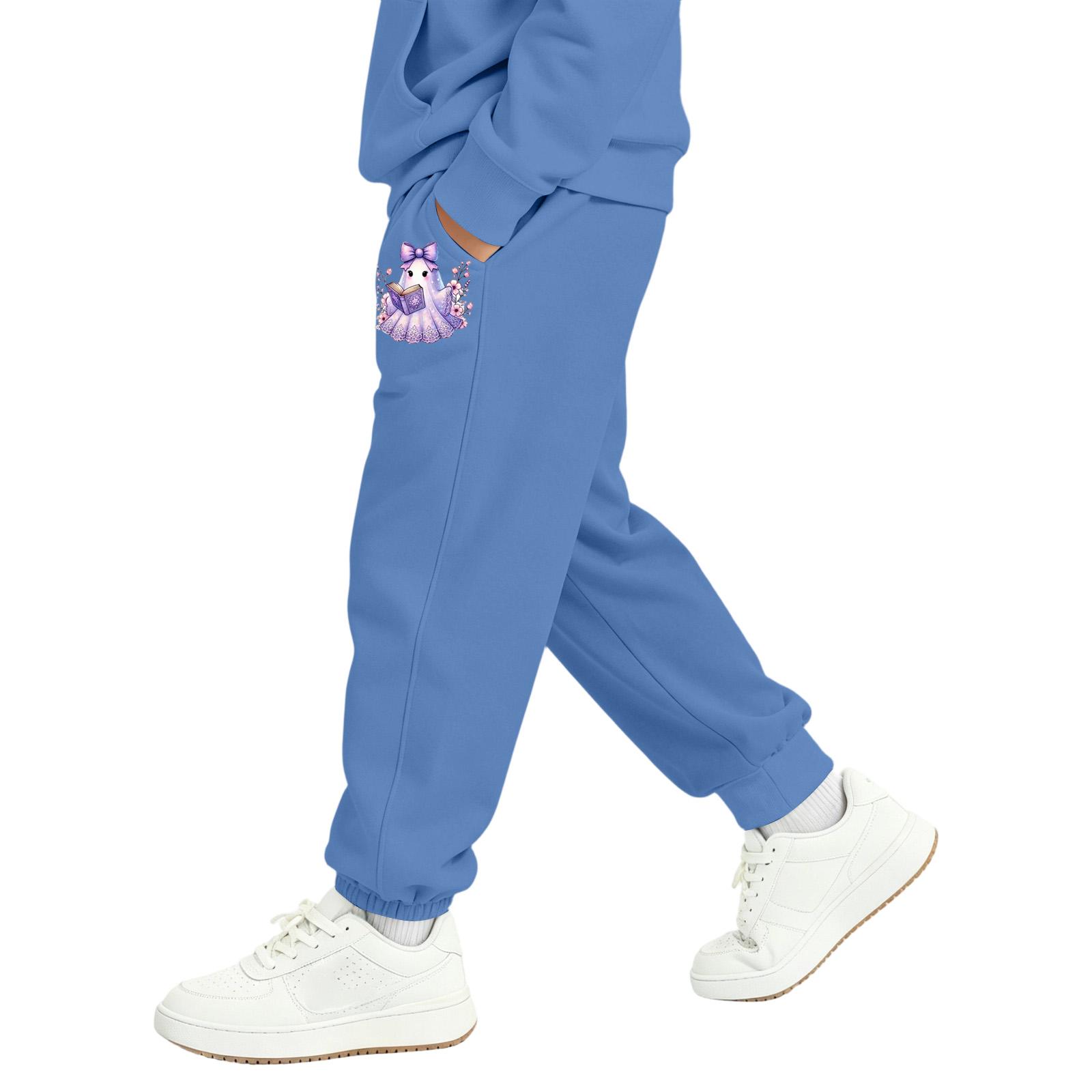 Kids Halloween Print Sweatpants with Pockets for Boys and Girls 100