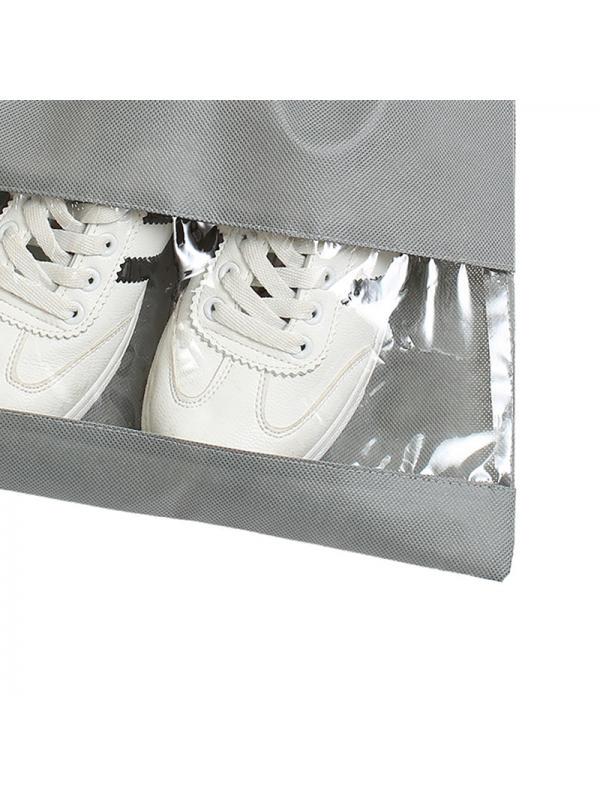 Portable Travel Shoe Bags, Large Drawstring Shoes Pouch Storage Translucent Organizer Bags