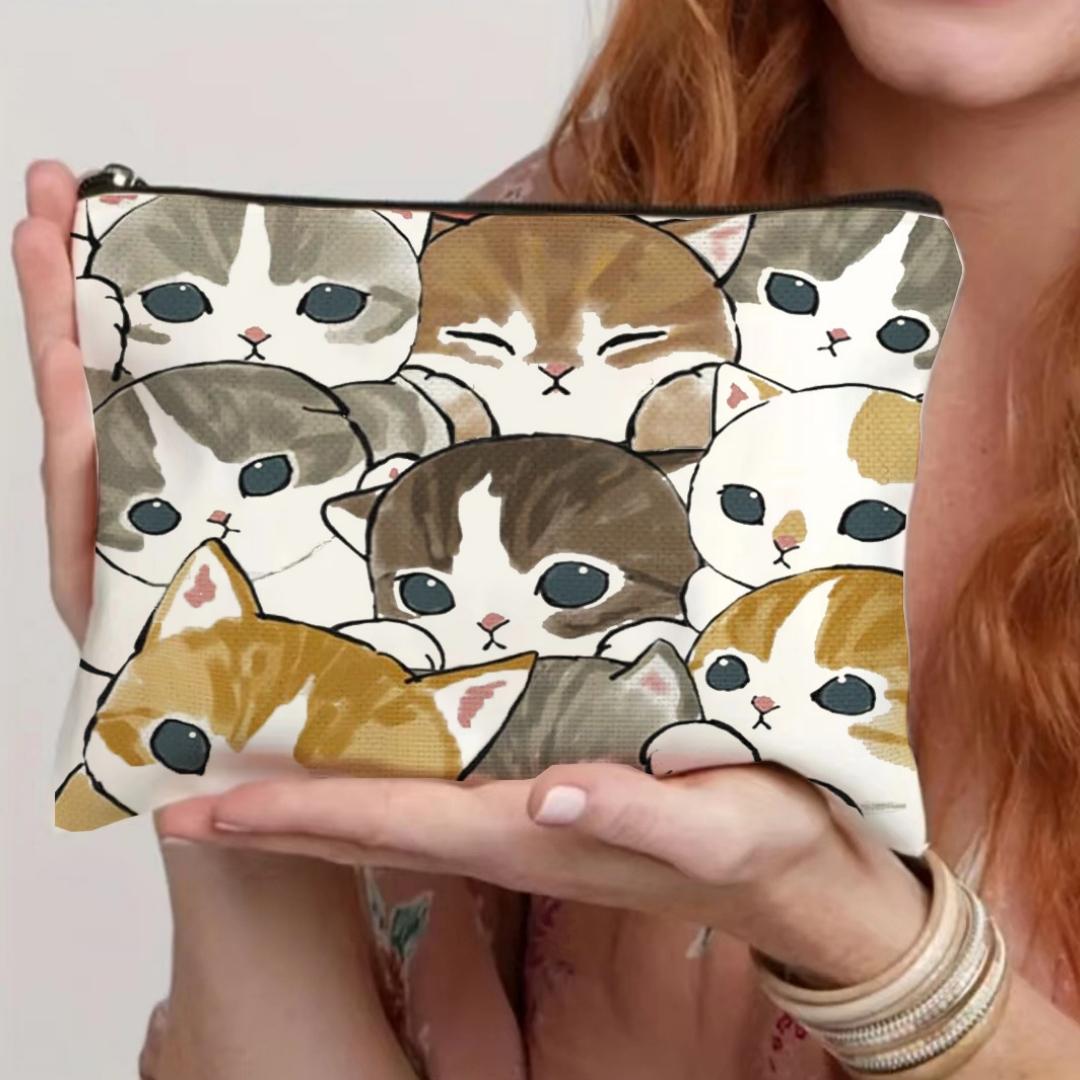 

Дорожная косметичка, повседневный органайзер для косметики, складная и легкая конструкция, застежка-молния, многоцелевой чехол для ручек, канцелярских принадлежностей, косметики Persona