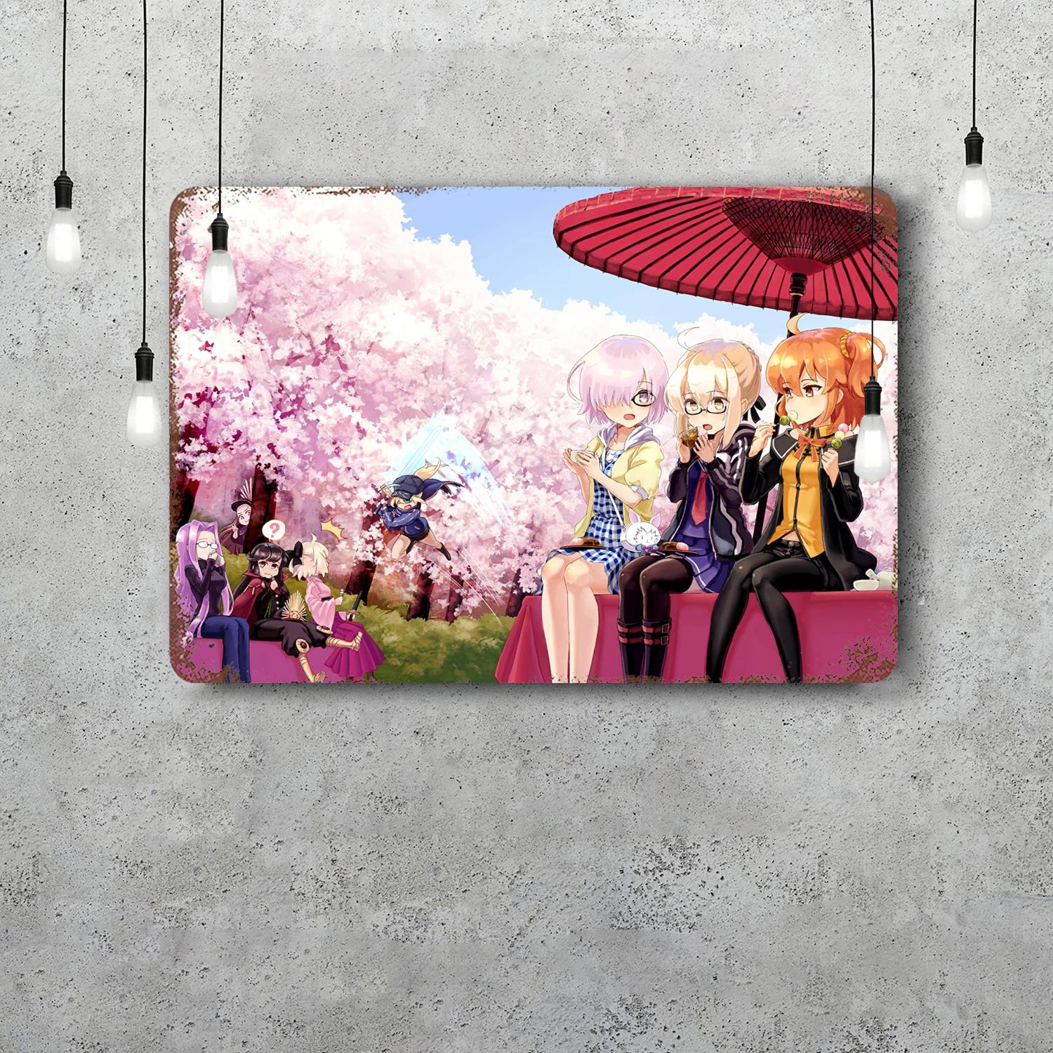 

fate apocrypha Retro Vintage Tin Sign Poster Decorative Plaque Metal Plate Wall Decor 20x30cm（7.8x11.8inch）