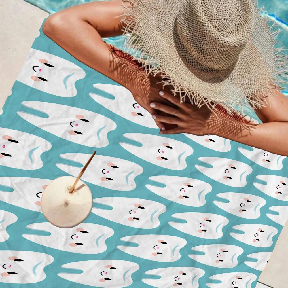 The Dentist Tooth Bathroom Beach For Kids Bath Towel Pool Towel Vacation Party Gift