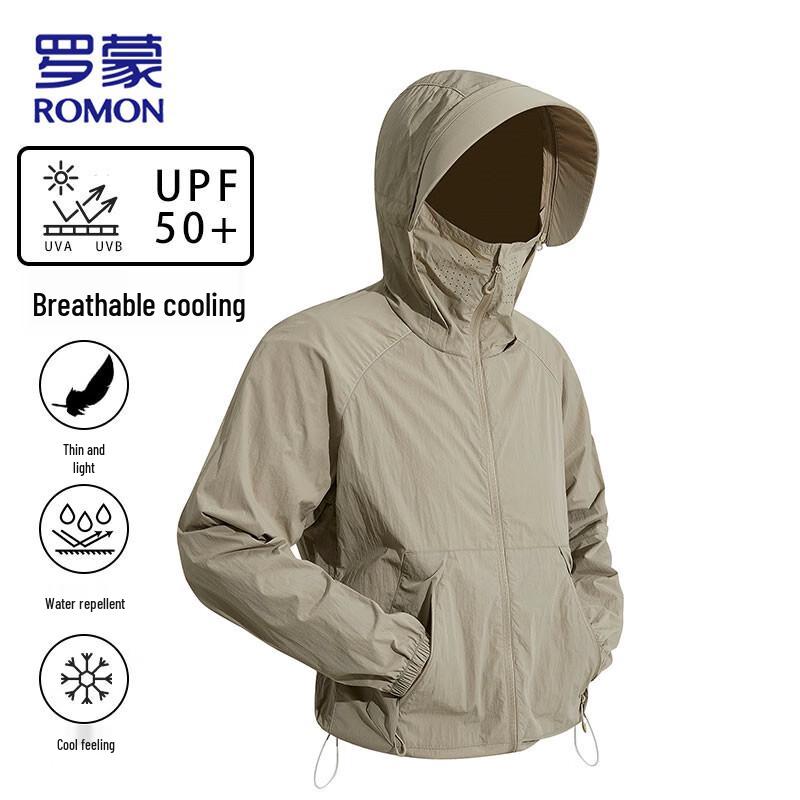 ROMON Men s Lightweight UV Protection Sun Hoodie XS