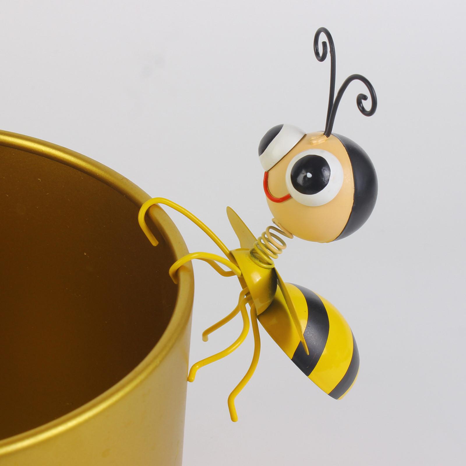 

Металлический двор, арт-сад, украшенный милыми украшениями, настенная скульптура One Size жёлтый