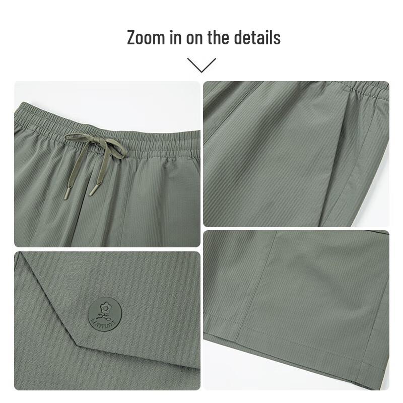 MONTAGUT Men's Summer Breathable Casual Shorts
