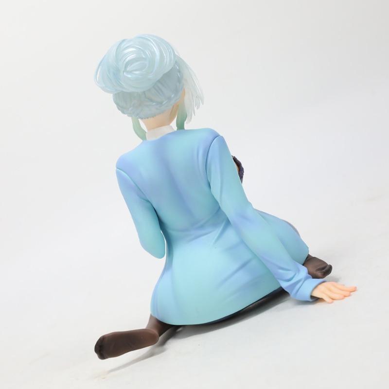 Anime 14cm Deep Winter Snow Widow Snow Girl Beautiful Girl Hand Figure Shy Girl PVC Action Figure Model Toy Ornament