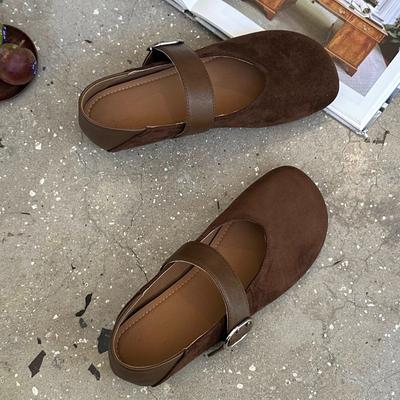 Leoparden Damen Flats Flache Slipper Schuhe 2025 Herbst Wildleder Sneaker Schnalle Bequeme Schuhe Gehen Lässig Zapatillas