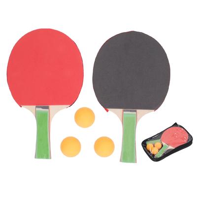 2er Set Tischtennisbälle Schläger Tischtennisschläger Tischtennis Set mit Schlägern Bällen
