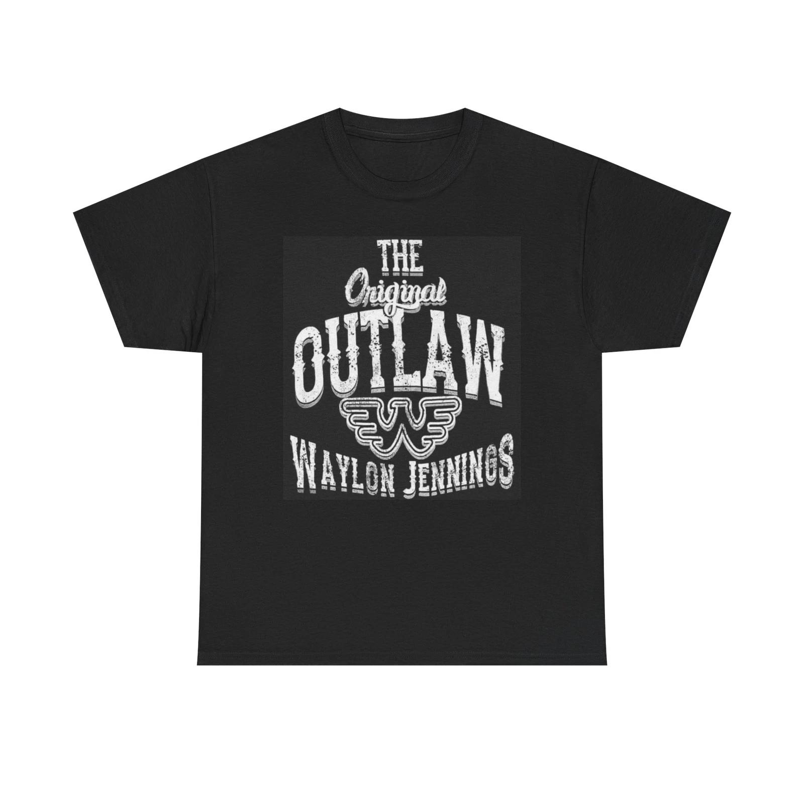 Men s and Women s T-shirts The Outlaw Waylon Jennings Graphic XL