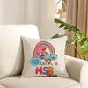 Manana Sera Bonito Cosmetic Case KKarol G Cushion Cover Reversible Plush Pillow Cover Soft Fluffy Home Decor for Sofa Bedroom