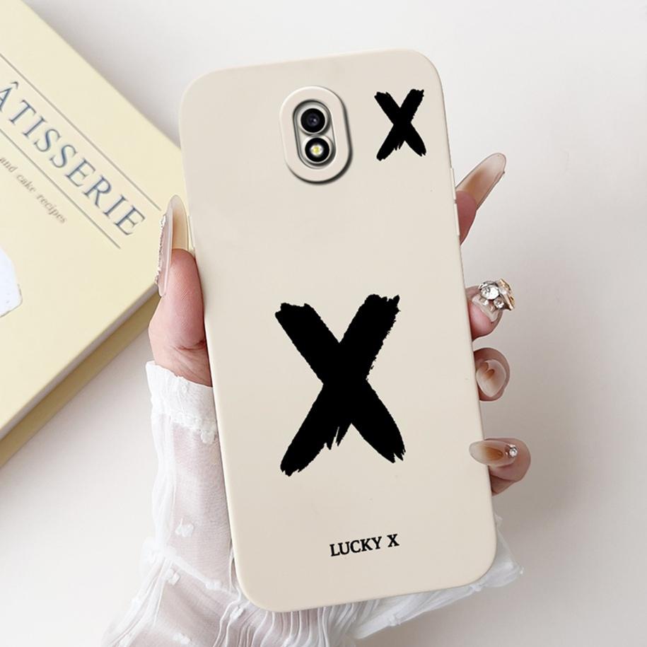 

For Samsung Galaxy J7 2017 Case J730F Cover Lucky Letters Soft Silicone Protective Cover For Samsung J3 J5 Pro 2017 J7Pro Bumper Samsung J5 2017 J530