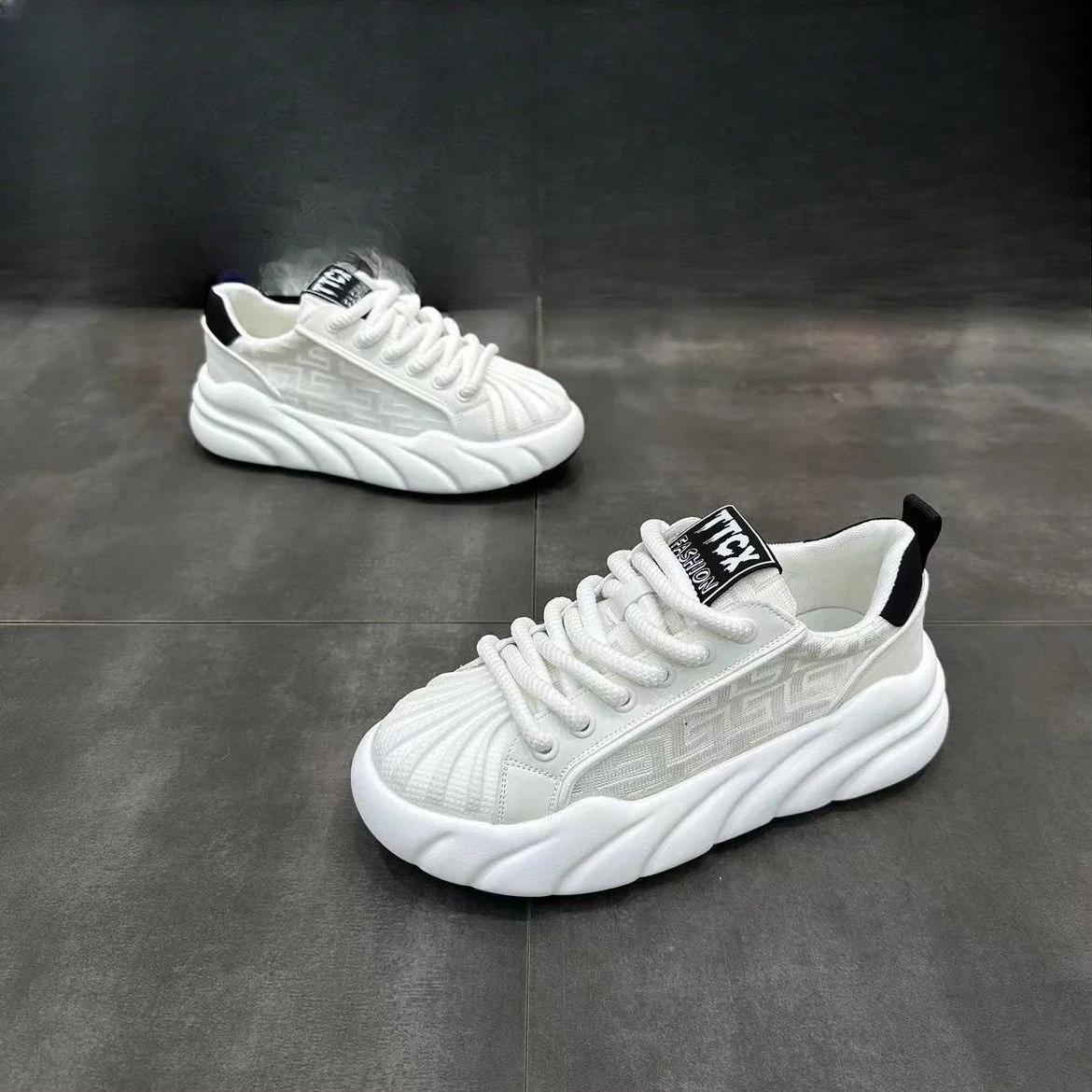 

2024 Осень Новые Повседневные Мужские Дышащие Туфли Мягкая Подошва Грязная Мода Толстая Подошва Мужская Обувь Кроссовки Мужские 41