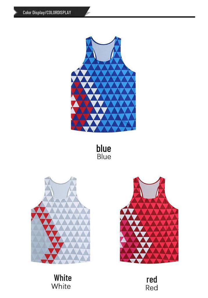 Men's Quick-Dry Breathable Running Vest for Track & Marathon Training - European Size