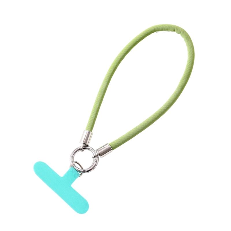 

Leather Cellphone Lanyard Strap Lanyard with Tether Tabs Universal for Phone Hand Wrist Strap Strap for Men and Women світло-зелений колір