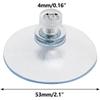 5PCS Plastic Sucker Pad Holder 25/32/41/53 Mm with Screw Clear PVC Sucker Pads Extra Strong Suction Cup Glass Suction Holder