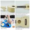 21'' Soprano Ukulele DIY Kit Hawaii Guitar Handwork Painting Assembly Kid Gifts