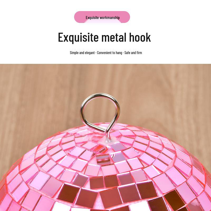 Reflective Glass Disco Ball for Weddings and Stage Performances